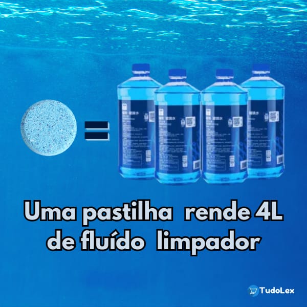 CleanDrive - Pastilhas Limpadoras para Para-brisas