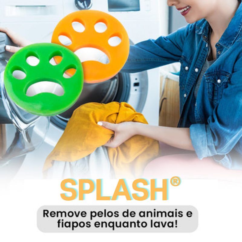 Removedor de Pelos e Fiapos de Roupas SPLASH