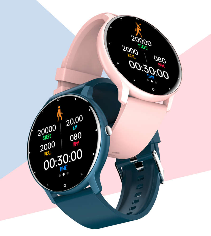 Relógio Smartwatch Fitness à Prova d'água AquaFit - Acompanha Pulseira Extra