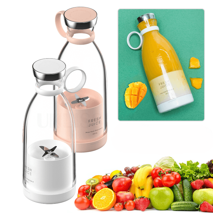 Mini Liquidificador Portátil Elétrico Copo Fresh Juice Portatil Recarregável USB