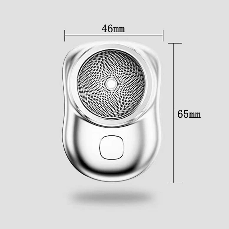 Mini Barbeador Elétrico Zao Portátil Recarregável barba navalha ipx7 impermeável molhado e seco duplo-uso indolor depilador