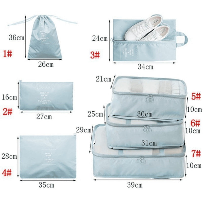 Kit Bolsas Organizadora de Roupas 6 unidades