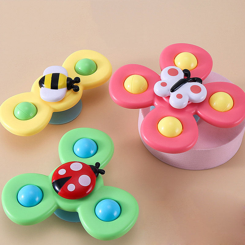 Baby Gira-Gira | Spinner com chocalho para bebês - 3 unidades