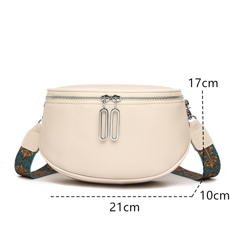 Bolsa Couro Feminina Crossbody