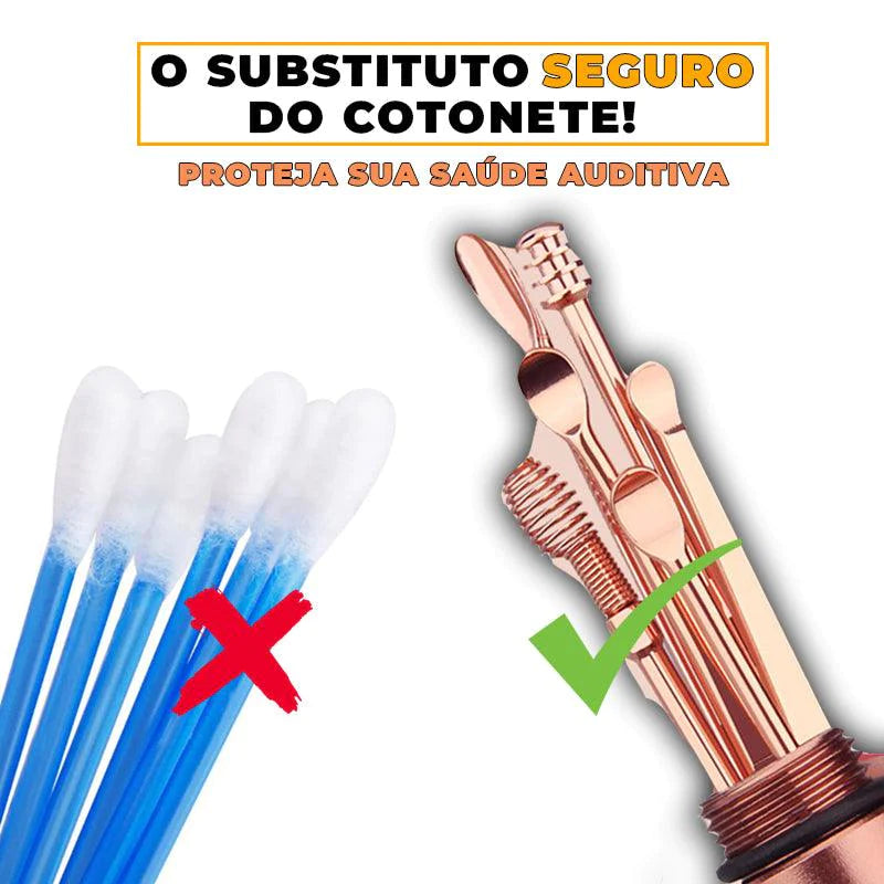 Removedor de Cera de Ouvido Profissional - kit 6 Unidades