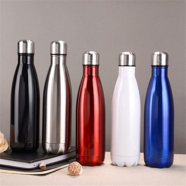 Garrafa De Água Inox Térmica Squeeze Com Camada Dupla Para Academia Esporte 500 ML